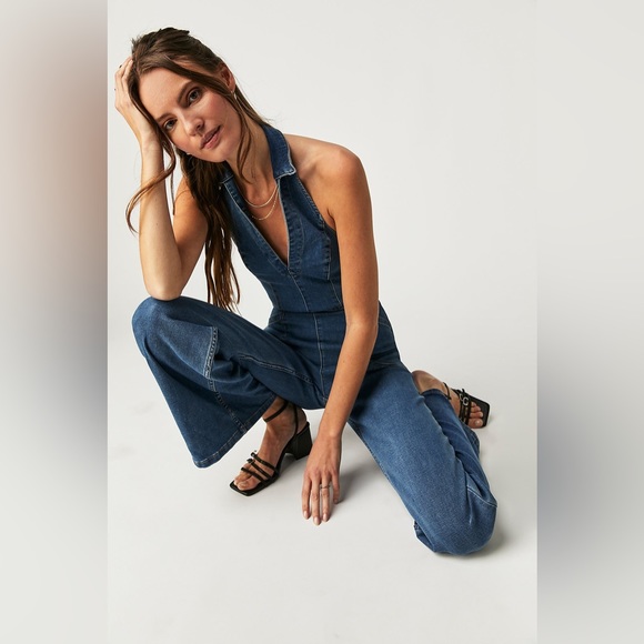 Free People Sweet Thing Jumpsuit Size L - Picture 13 of 13